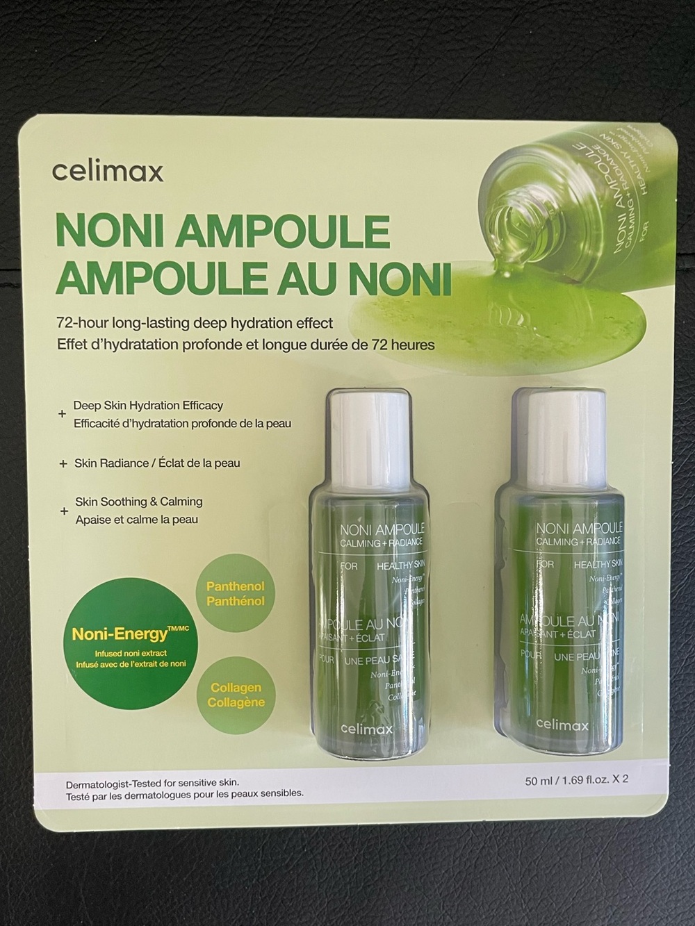 NEW! celimax THE REAL NONI ENERGY AMPOULE DUO SET (50 ml /1.69 fl. oz. X 2)